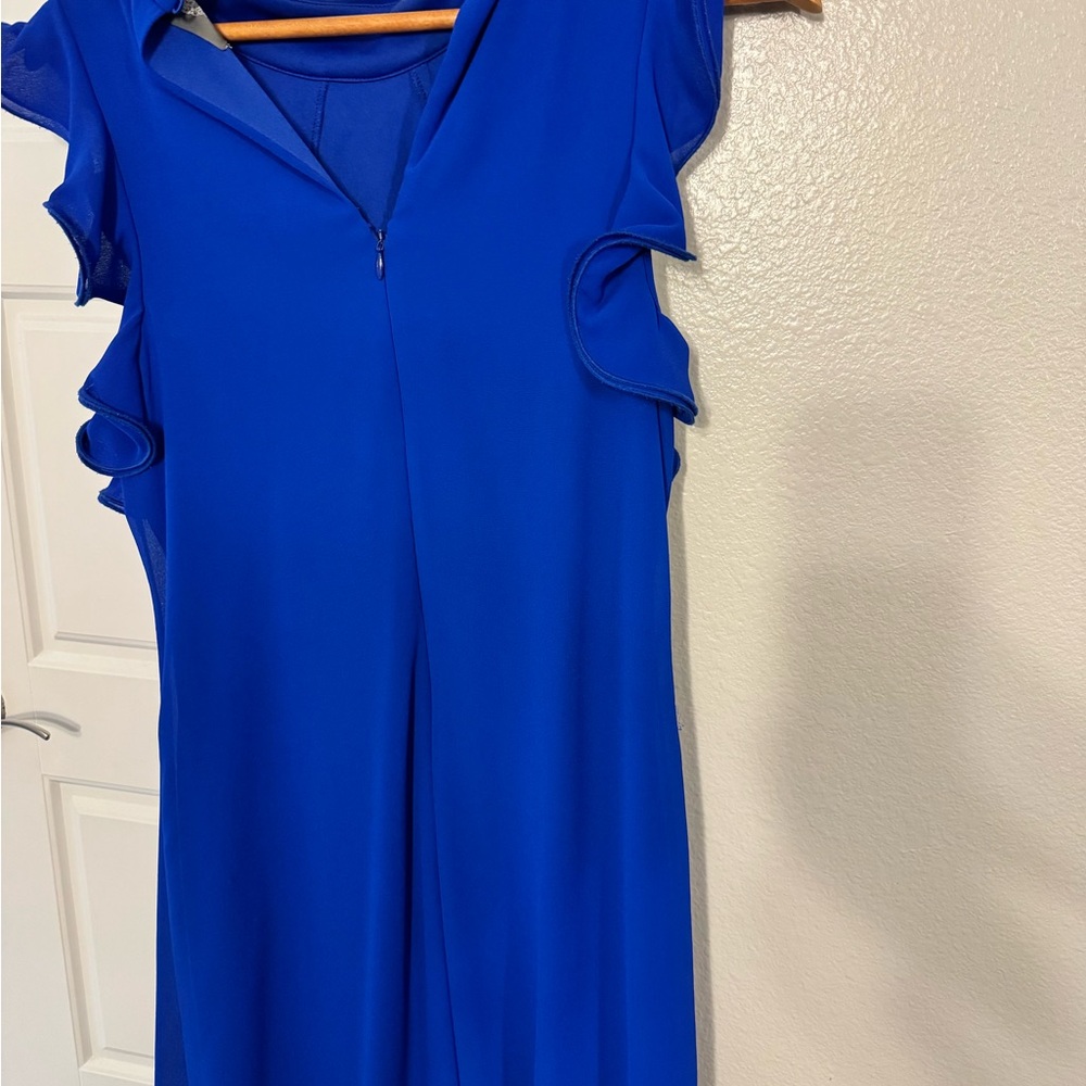 Vince Camuto Blue Midi Dress